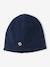 Polar Fleece Beanie for Boys navy blue 