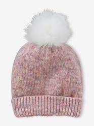 Pop Vintage Beanie in Mixed Knit for Girls