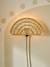 Rainbow Wall Light in Rattan & Straw wood 