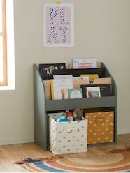 Bedroom Furniture & Storage-Storage-Storage Unit with 2 Cubbyholes + Bookcase, School