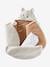 Transformable Baby Nest in Plush Fabric, Bear Beige+ecru+khaki 