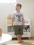 Fun Animal T-Shirt for Boys marl grey 