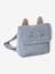 Cat Satchel in Corduroy, Playschool Special, for Children grey blue 