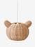 Bear Hanging Lampshade in Rattan brown 