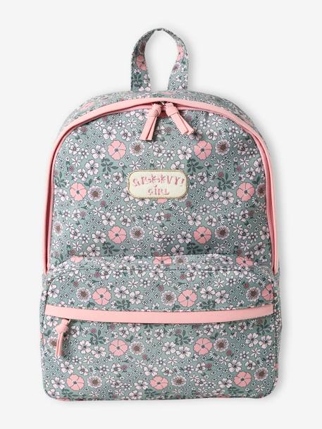 Floral Backpack for Girls, Groovy Girl lichen 