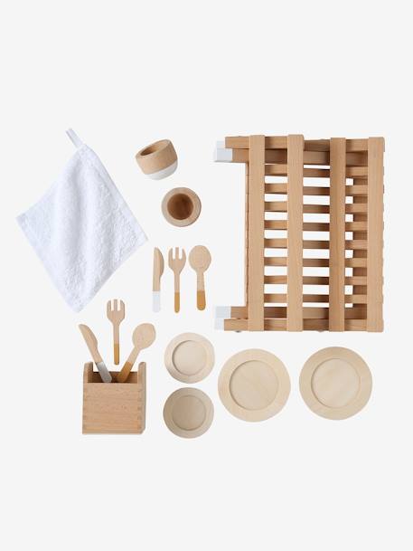 Draining Board + Accessories in Certified Wood wood 