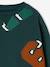 Sweatshirt with Round Neckline & Maxi Motifs for Boys fir green 