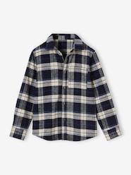 Boys-Chequered Flannel Shirt for Boys