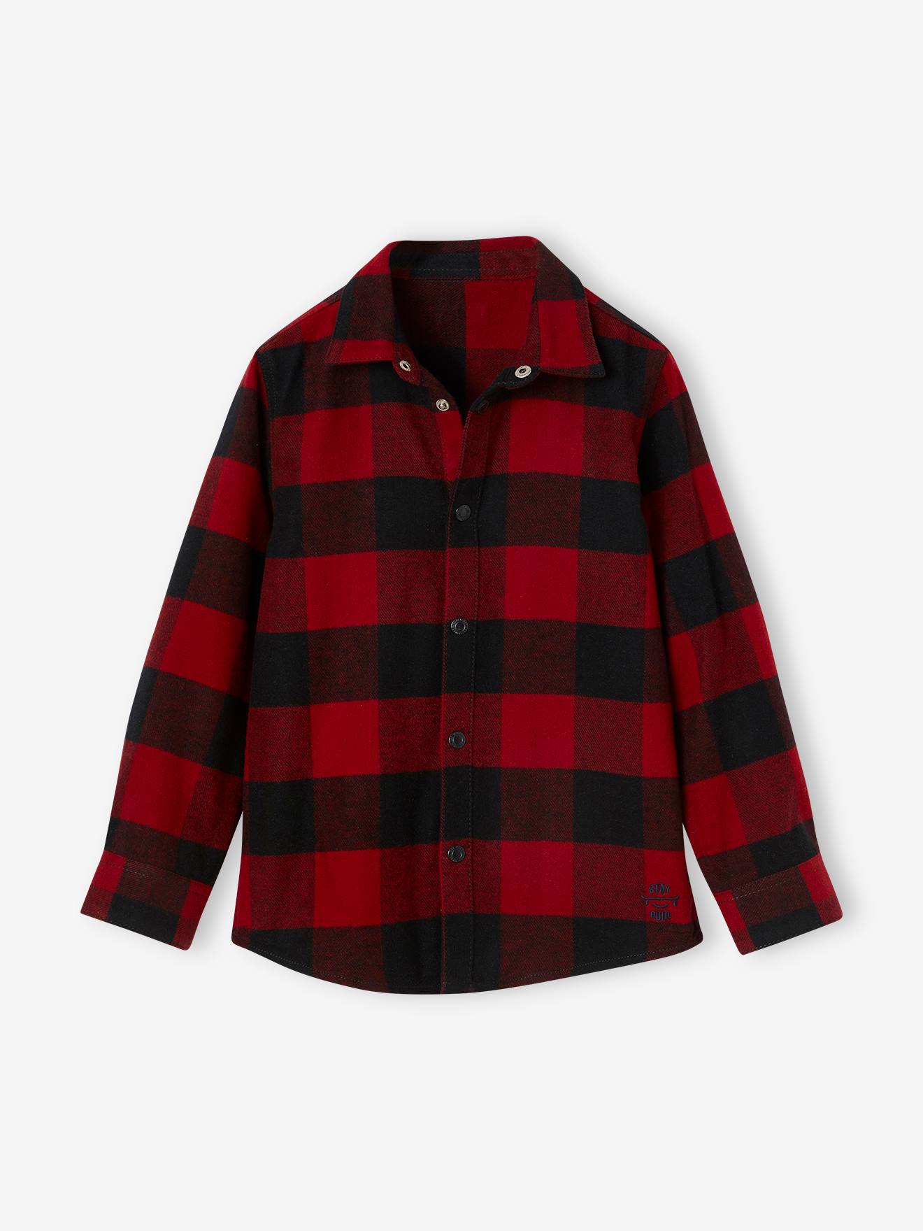 Red and black clearance flannel shirt outfit