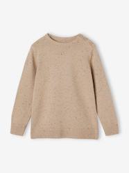 Boys-Marl Knit Jumper for Boys