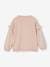 Ruffled Sweatshirt for Girls old rose+peach+rust 