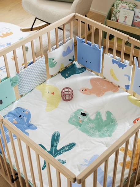 Cot Bumper / Playpen Bumper, Artist multicoloured 