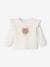 Sweatshirt & Trousers Combo for Babies ecru+marl grey+nude pink 