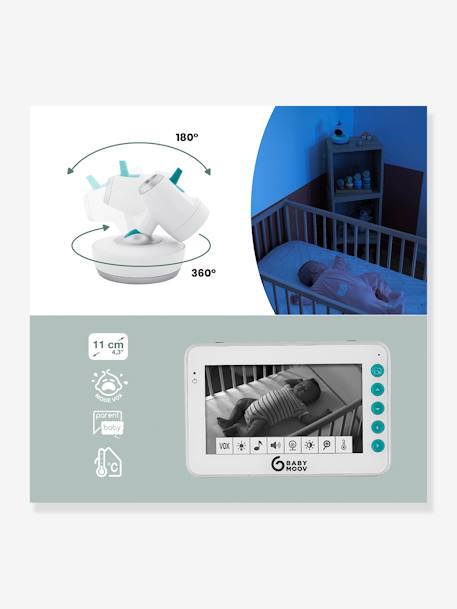 360° Video Audio Monitor Yoo-Moov, BABYMOOV White 