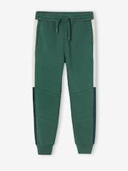 Boys-Sportswear-Fleece Joggers with Two-Tone Side Stripes for Boys