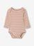 Pack of 5 Long Sleeve Bodysuits with Cutaway Shoulders for Babies cappuccino 