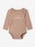 Pack of 5 Long Sleeve Bodysuits with Cutaway Shoulders for Babies cappuccino 