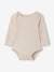 Pack of 5 Long Sleeve Bodysuits with Cutaway Shoulders for Babies cappuccino 