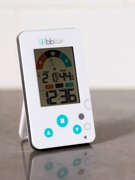 Digital Thermometer / Hygrometer, IGRÖ white 