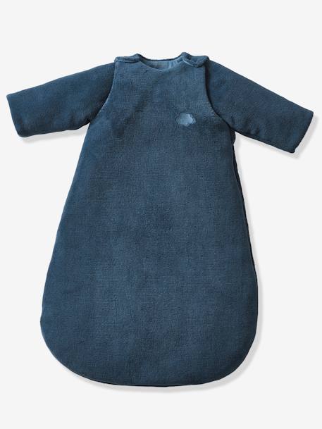 Baby Sleep Bag in Polar Fleece, Alaska Basics BLUE MEDIUM SOLID+Green+Grey+khaki+mustard+Pink 