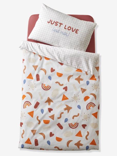 Duvet Cover in Organic Cotton* for Babies, Happy Sky multicoloured 