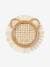 Lion Wall Light in Raffia & Straw beige 