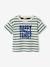 T-Shirt for Babies, Sailor Capsule Collection striped green 