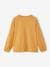 Long Sleeve Top with Muse Motif for Girls mustard 