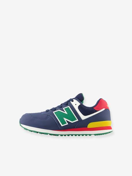 Lace-Up Trainers for Children, GC574CT by NEW BALANCE® navy blue 