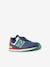 Lace-Up Trainers for Children, GC574CT by NEW BALANCE® navy blue 