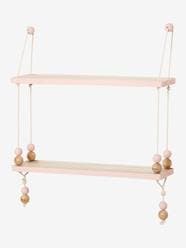 Bedroom Furniture & Storage-Storage-Wood & Rope Swing-Shelf