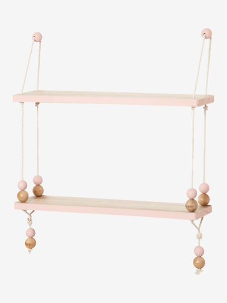 Wood & Rope Swing-Shelf Wood 