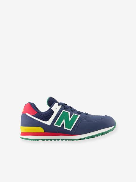 Lace-Up Trainers for Children, GC574CT by NEW BALANCE® navy blue 