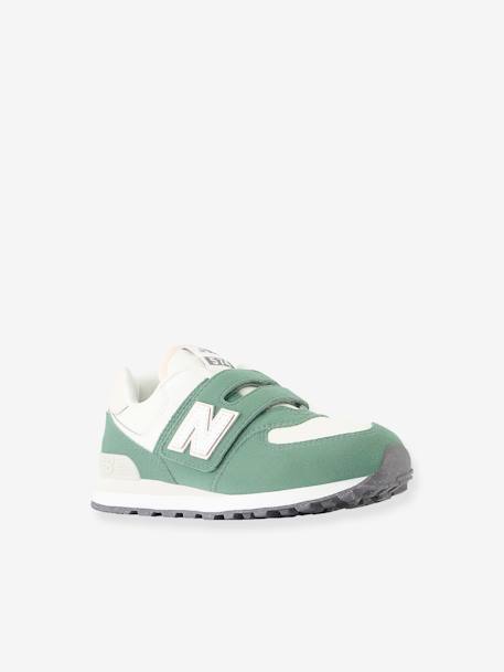 Trainers with Hook-&-Loop Straps for Children, PV574AJK by NEW BALANCE® green 