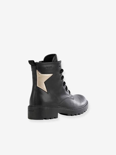 Lace-Up Boots for Children, J Casey Girl, by GEOX® black 