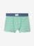 Pack of 5 Skateboarding Stretch Boxers for Boys green 