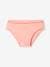 Pack of 5 Fancy Briefs in Rib Knit for Girls nude pink 