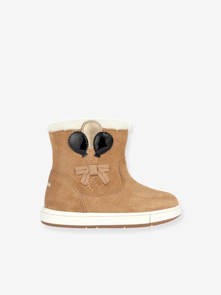 Furry Boots for Babies, B Trottola Girl by GEOX® camel 