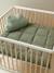 Dual Fabric Floor/Playpen Mat, Plain ochre+olive+taupe 