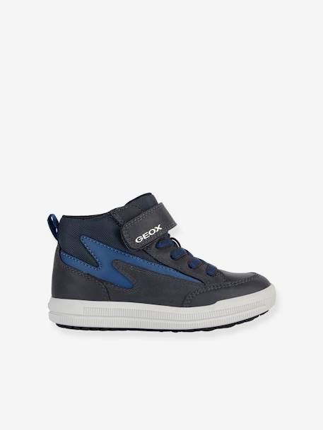 High Top Trainers with Hook-&-Loop Straps, J Arzach by GEOX®, for Children ink blue 