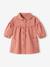 Twill Dress with Peter Pan Collar for Babies rose 