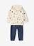 Fleece Sweatshirt & Twill Trousers Ensemble for Babies night blue 