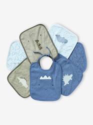 Nursery-Mealtime-VERTBAUDET Pack of 7 Bibs