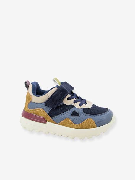 Joggy Scratch Trainers for Babies by SHOO POM® blue+camel 