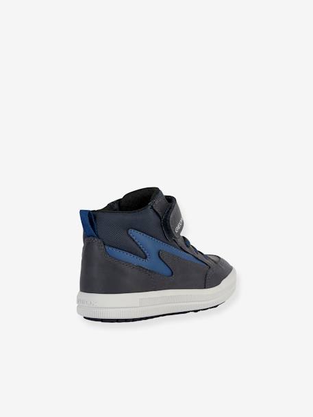 High Top Trainers with Hook-&-Loop Straps, J Arzach by GEOX®, for Children ink blue 