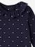 Pack of 2 Long Sleeve Bodysuits with Peter Pan Collar, for Babies navy blue 