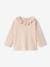 Top with Frill on the Neckline, for Baby Girls rosy+White/Print 