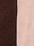 Pack of 2 Pairs of Rib Knit Tights for Girls chocolate+taupe 