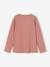 Top with Message, for Girls bronze+dusky pink+fuchsia+grey blue+grey green+sand beige+violet 