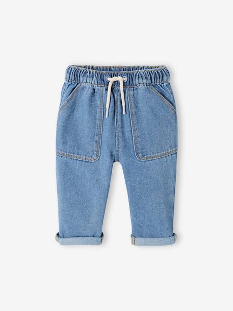 Jeans with Elasticated Waistband, for Babies brut denim+stone 